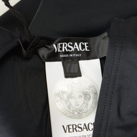 Versace Women's Greca Border One Piece Black Swimsuit Versace sz 5 US XL IT 46 - Picture 6 of 7